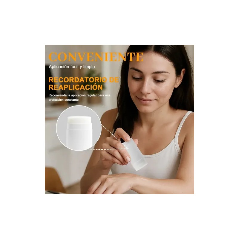 2 botellas Protector solar en barra Rapid Sunscreen SPF 50,,