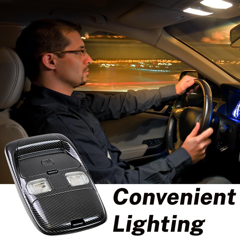 Rawsomes Overhead Console Dome Light Assembly Compatible with Dodge Ram