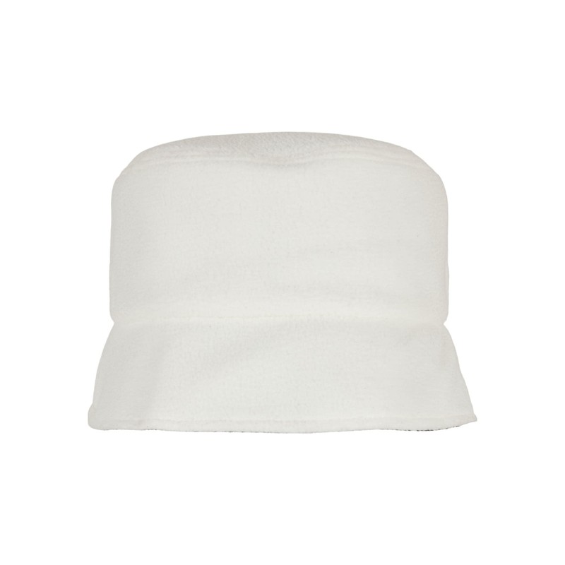 Flexfit Unisex 5003NH Nylon Sherpa Bucket Hat, Black/Off-White, One Size,