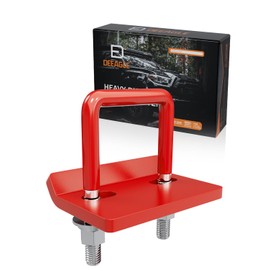 DEEAGLE Hitch Tightener Anti Rattle Stabilizer for 1.25" to 2" Trailer Hitches Reduce Movement On Hitch Mount Cargo Carrier Bike Rack Boat, RV Accessories, Red