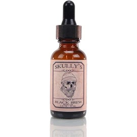 Skully's Beard oil: Beard Oil 1 fl. oz. | Black Brew Coffee scented | Beard and Skin Care with Argan & Jojoba Oil | Beard Itch & Dry Skin Relief - Promotes Healthy Beard Growth