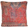 Arcobaleno London Rug Oriental Design Cushion Cover Red Printed Kilim