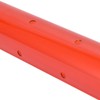 Long Pipe Bird Feeder Red Transparent Outdoor Bird Feeder Tube