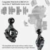 BRCOVAN Aluminum Alloy Handlebar Clamp Mount Base with 1'' TPU