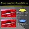 Logctee 4 Pack Clear Universal Car Door Handle Scratch Protectors,