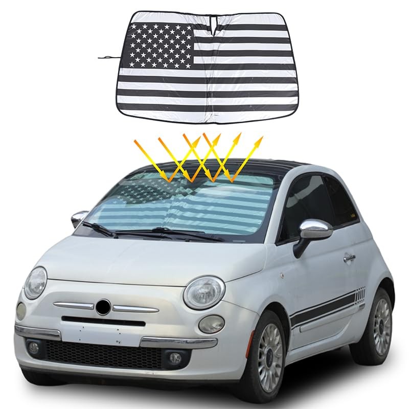 Car sun visor suitable for Fiat 500 2010-2024, car windscreen