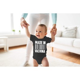 Made in Vachina - Funny Cute Infant Creeper Short Sleeve Bodysuits Infant Funny Baby Romper
