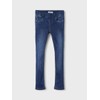 NAME IT Girl Jeans Skinny Fit Sweat, Dark denim blue