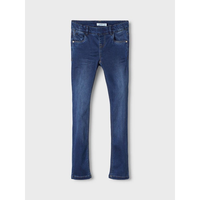 NAME IT Girl Jeans Skinny Fit Sweat, Dark denim blue