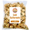 Gold Buttermints (Approx. 60 Count) - Butter Mints Individually Wrapped,