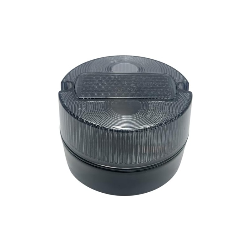 Rear Light / Brake Tail Light Complete Diameter 100 Grey
