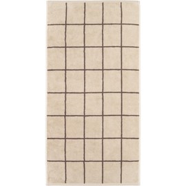Cawö Home Hand Towels Park Check 6226 Linen - 33 Hand Towels 50 x 100 cm