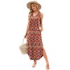 Sampeel Vacation Dresses for Women 2025 Summer Flowy Maxi Cute