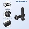 DTGN 100pcs M4 Button Head Socket Cap Screw Kit -