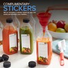 32 Oz Juice Bottles with Caps (6 Pack) - Reusable