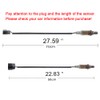 JDMON 2PCS Oxygen O2 Sensor Upstream Downstream Replacement for 2004-2009