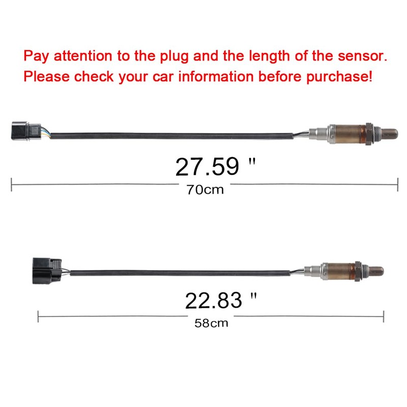 JDMON 2PCS Oxygen O2 Sensor Upstream Downstream Replacement for 2004-2009