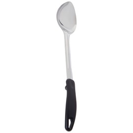 Winco Solid Basting Spoon with Stop Hook and Bakelite Handle, 15-Inch