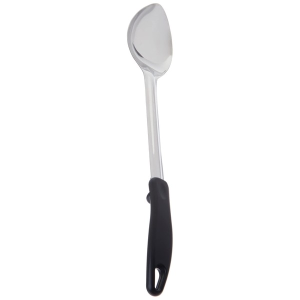 Winco Solid Basting Spoon with Stop Hook and Bakelite Handle,