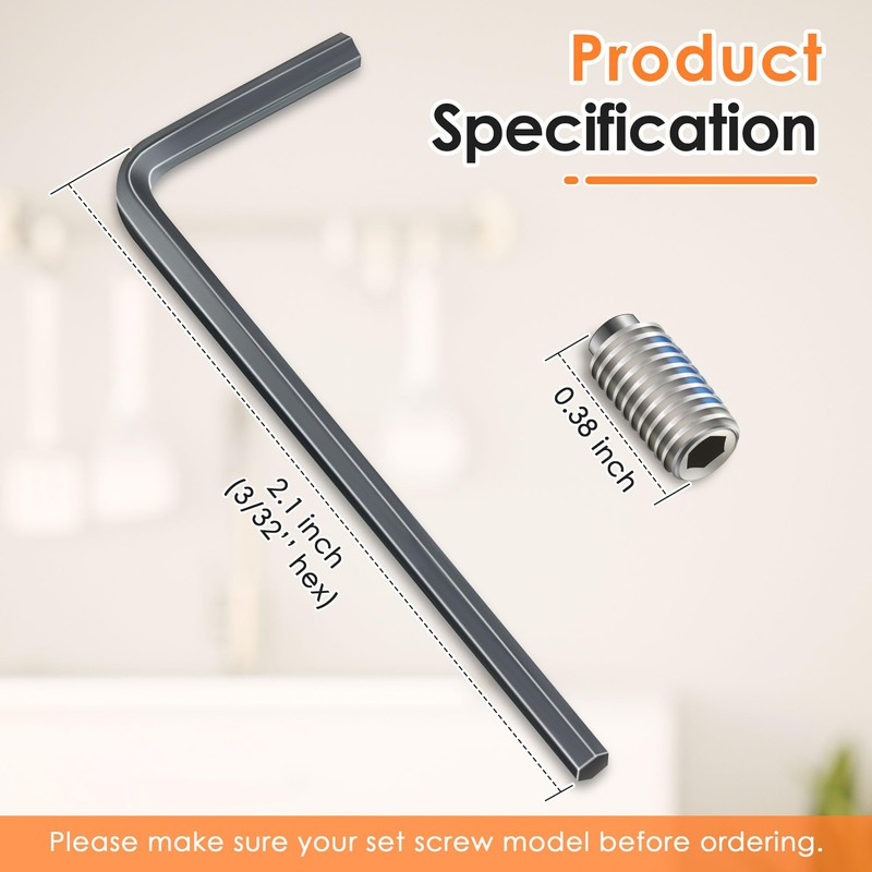 Enhon Set Screw Kit Compatible with 155023, Compatible with Moen