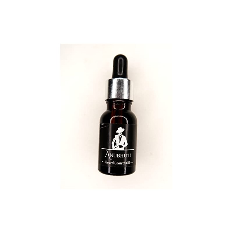 ANUBHUTI Beard Growth Oil Hair Care (15ml Pack)
