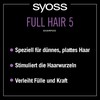 Syoss Full Hair 5 (440 ml), Volume Shampoo for Thin