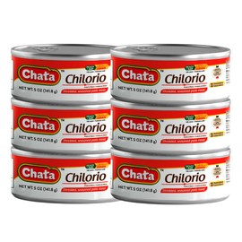 Chata Mexican Pork Chilorio, Seasoned Shredded Pork, 5 oz Can (Pack of 6)