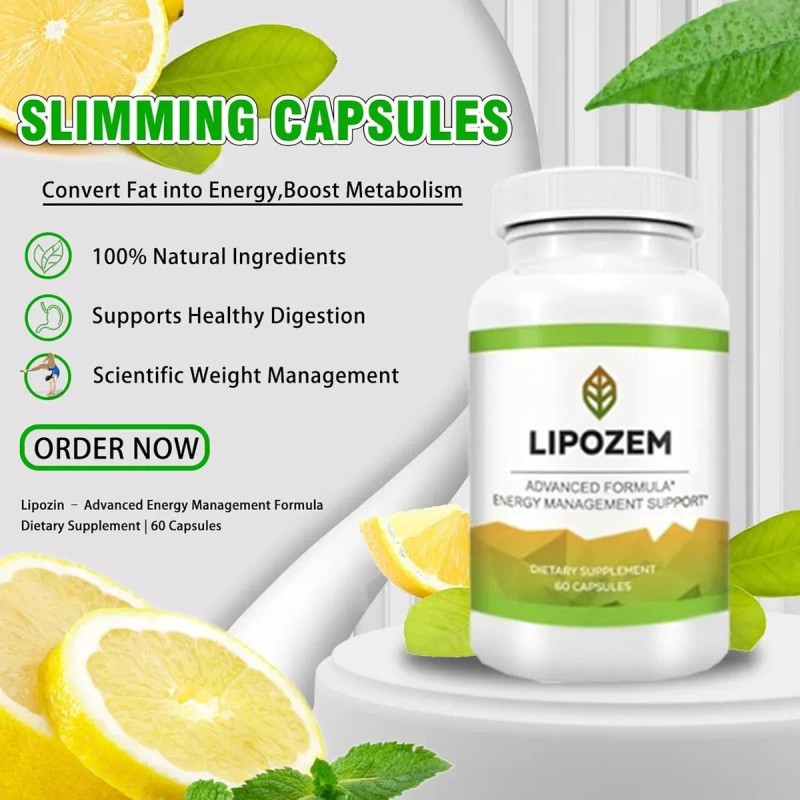 Premium Lipo Zem Energa Prdida 60 Cpsulas Sin Sabor