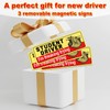 3pcs Student Driver Magnets, I'm Freaking Trying Car Sticker Safety