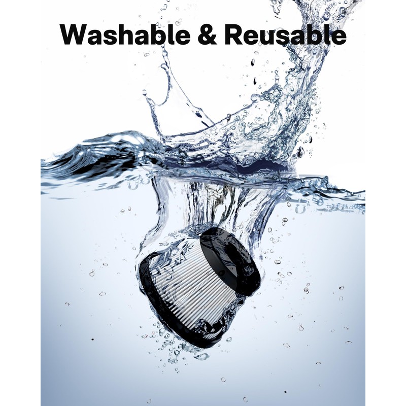 HOTO 4PCS HEPA Filters for Compressed Air Duster