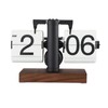 Digital Flip Clock 12h Single Sided Large Numbers Automatic Retro