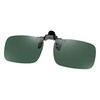 ZesMark Polarized Sunglasses, Flip-up Type, Clip-on Sunglasses Over Glasses, [Includes