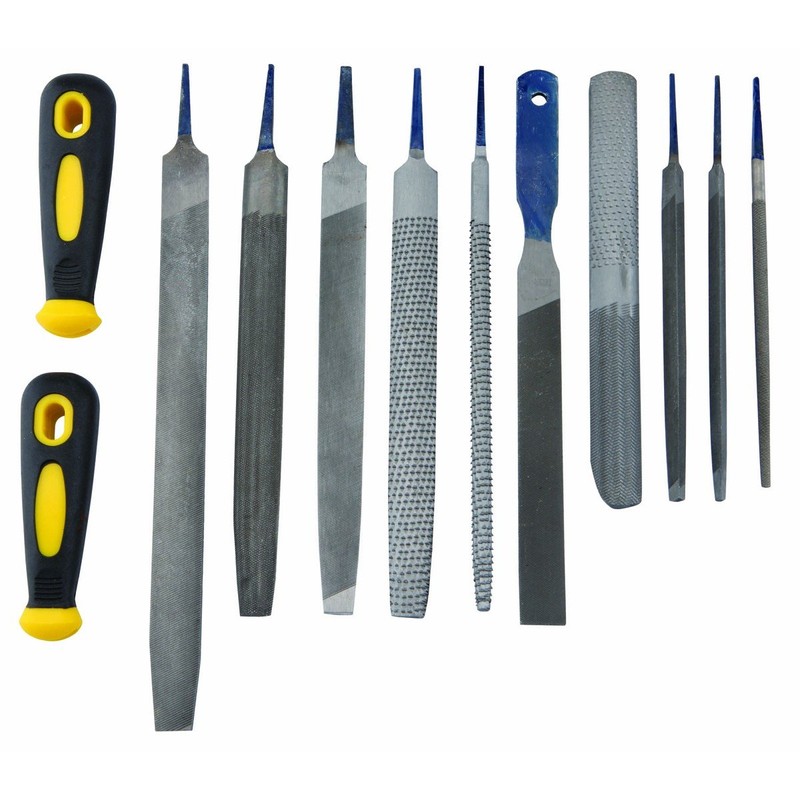 Pittsburgh 97070 File & Rasp Set, 12 Piece