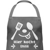 Geschenk mit Namen personalisiert by Shirtracer - Apron - Cooking