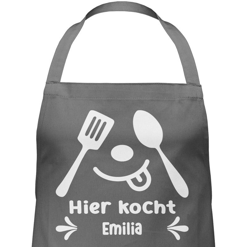 Geschenk mit Namen personalisiert by Shirtracer - Apron - Cooking