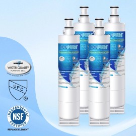 IcePure RWF0500A Water Filter Fit For 4396508 ED2GHGXMQ00 GS5SHAXNB01 WF285 4 PACK