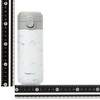 Francfranc One Touch Stainless Steel Bottle, 11.8 fl oz (350