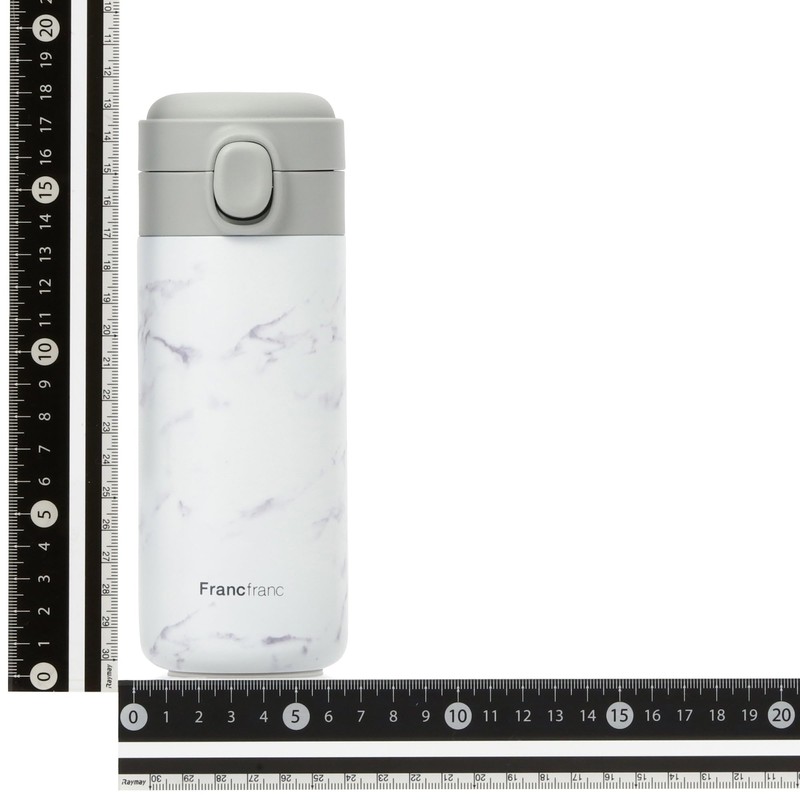 Francfranc One Touch Stainless Steel Bottle, 11.8 fl oz (350