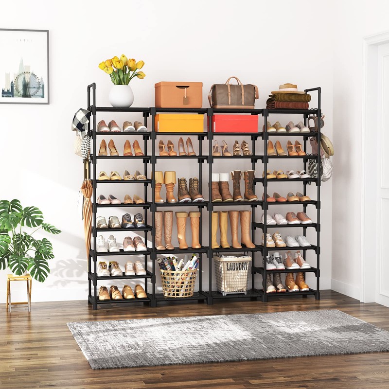 ROJASOP Large Shoe Rack Organizer for Entryway Closet 64-68 Pairs
