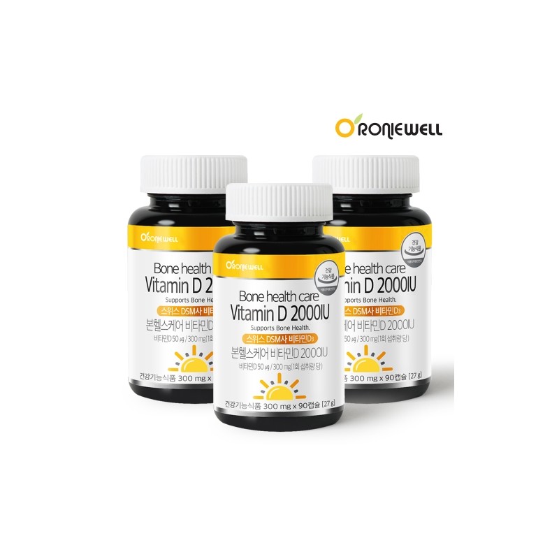Roniwell Bone Healthcare Vitamin D 2000IU (300mg x 90 Capsules)