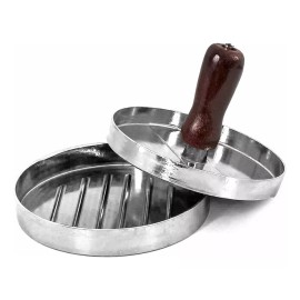 J.H. Company Prensa Manual Hamburguesa Carne Molida Molde Acero 184522 H*