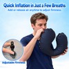 Inflatable Neck Pillow for Airplanes, Travel Neck Pillow