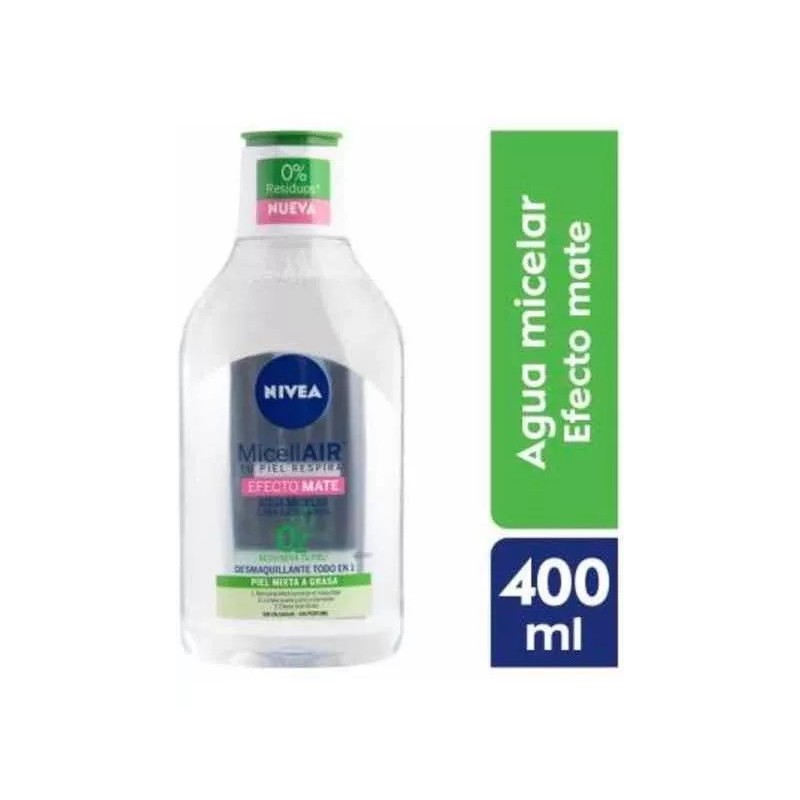 Nivea Efecto Mate 3 Pack Crema, Toallitas, Agua Micelar Ts