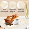 Serving Tray,6 Pack Plastic Serving Trays Food Tray Serving Platter,