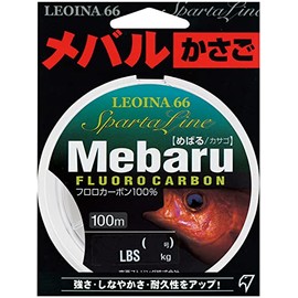Leoina 66 MEBARU FLUORO CARBON, 100 m, 2 lb (0.6 mm)