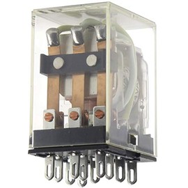 Yuco YC-REC-3P5A-1D Ice Cube General Purpose Relay Square Base 11-Blade 3PDT 5A (24V DC Coil)