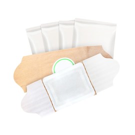 KOMBIUDA 5pcs Moxibustion Stickers Heat Wormwood Pads for Joint Knee Safe Warm Therapy Easy to Use for Comfort Cold Elimination