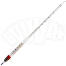 ALCOL ALCOLOMETER BENCH WITH THERMOMETER SIZE FOR WINO BIRRA ENOLOGISTS