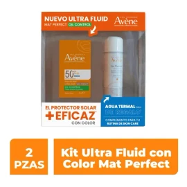 Kit Avene Ultra Fluid Mat Perfect Oil Control 50ml + Regalo – Protección Solar para Piel Mixta a Grasa