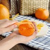 QZKJQDD 2 PCS Orange Peeler, Citrus Opening Tool, Long Handled